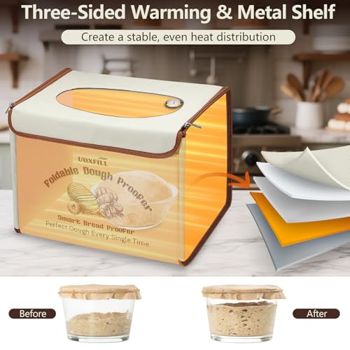 36L Uoxfill Folding Bread Proofing Box w/ Temp Control 24.99 + Free Shipping + 50% Off Code V4EXA1MR - image 3