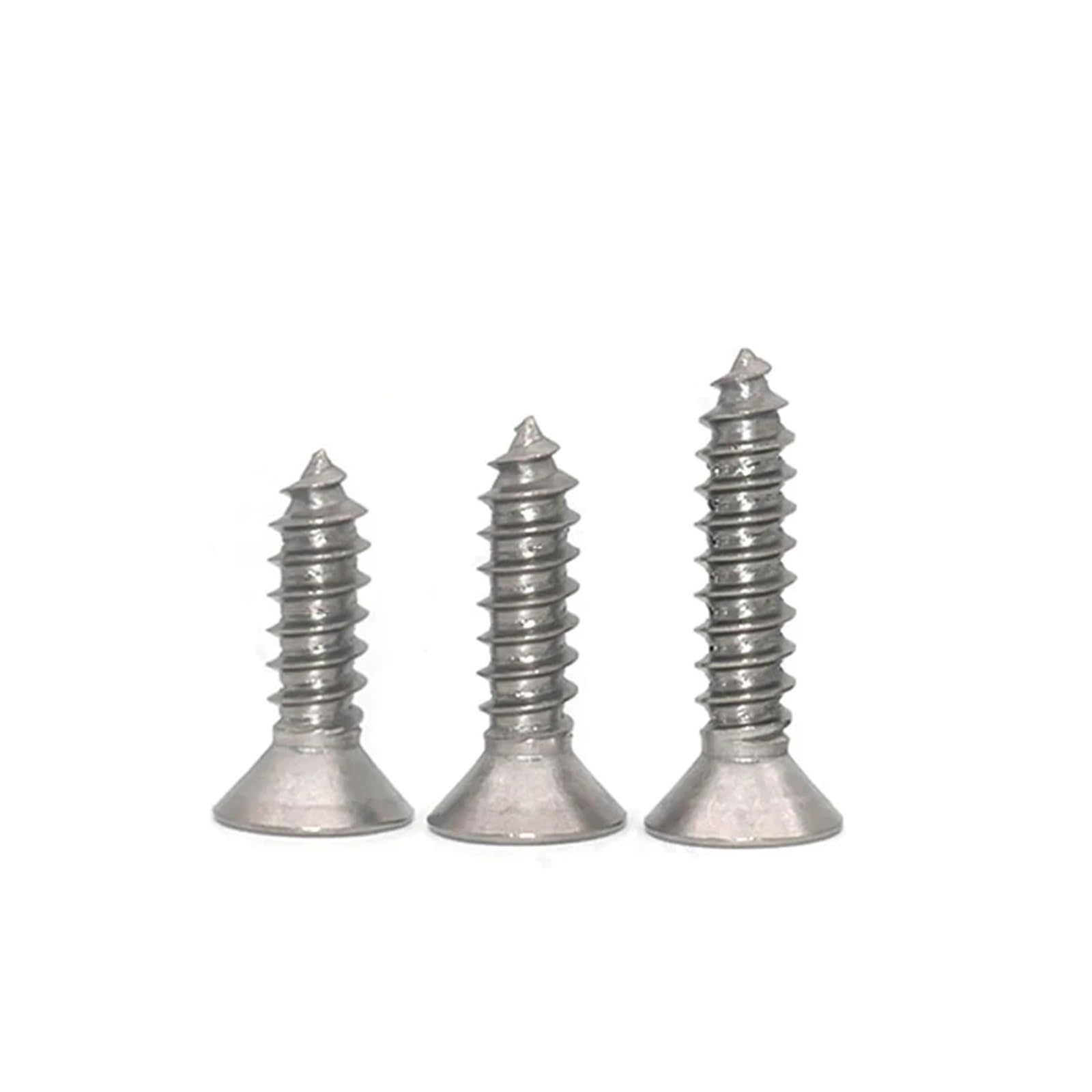 Tornillos Tornillos autorroscantes Tornillo de ace Tornillos autorroscantes de cabeza avellanada con ranura en TA2 ​​de aleación de titanio Tornillos de perforación avellanada con ranura en de titanio