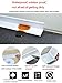 Caulk Strip Self Adhesive Tape PVC Sealing Strip Flexible Caulking Tape Waterproo Trim Strips for Bathtub Kitchen Toilet and Wall Corner3.8cm (38 mm, white-2pack)