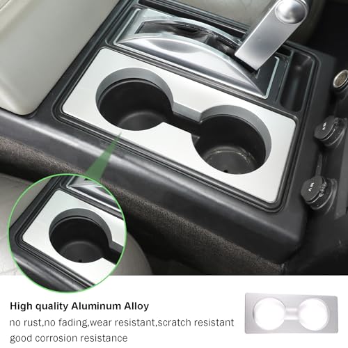 Adaptador Expansor Portavasos para Hummer H2 2003-2007 Plata miniatura 5