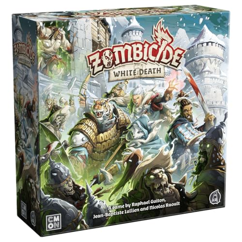 CMON Zombicide: White Death, Juego de Mesa Cooperativo, A Partir de 14 Años, De 1 a 6 Jugadores, 60 Minutos por Partida, Español