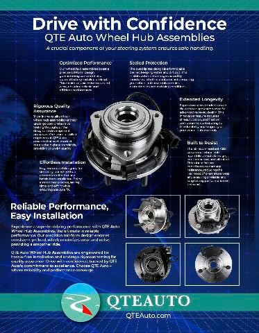 PM Auto Rear Wheel Hub Bearing Assembly Replacement for 1998-2002 Honda Accord - Image 6