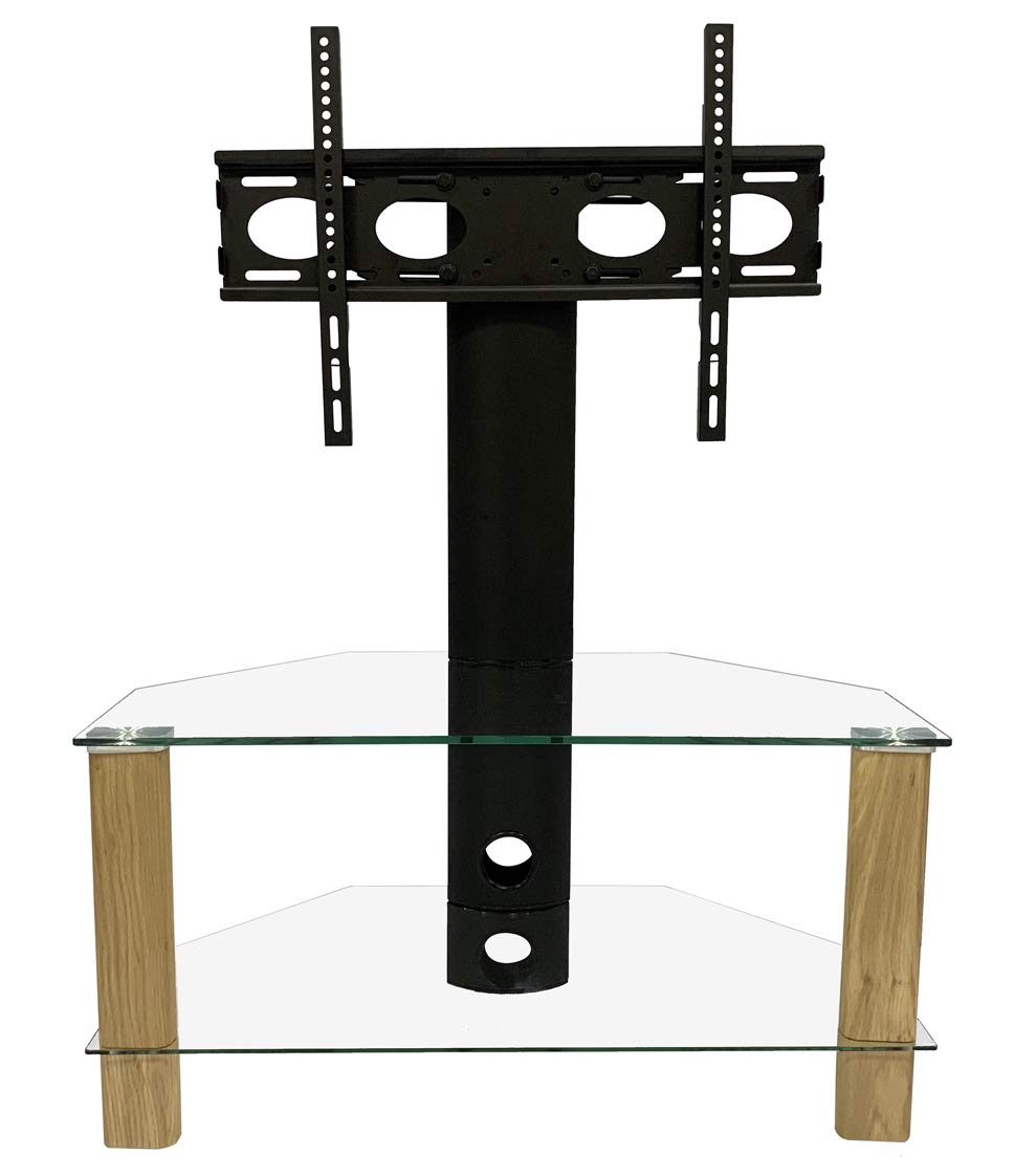 Alphason Century Cantilever TV Stand 800 Light Oak Brown - Engineered Wood