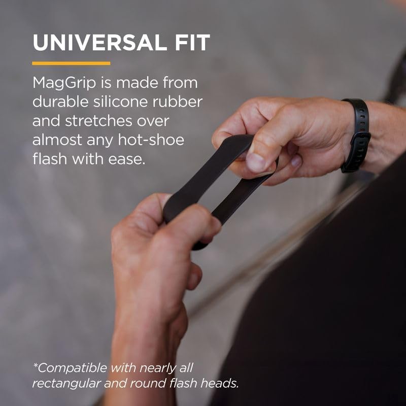 Miniatura 5 de MagMod MagSphere 2 y MagGrip 2 - Kit de difusor magnético de flash para fotografía en cámara, sistema modular de control de iluminación, compatible