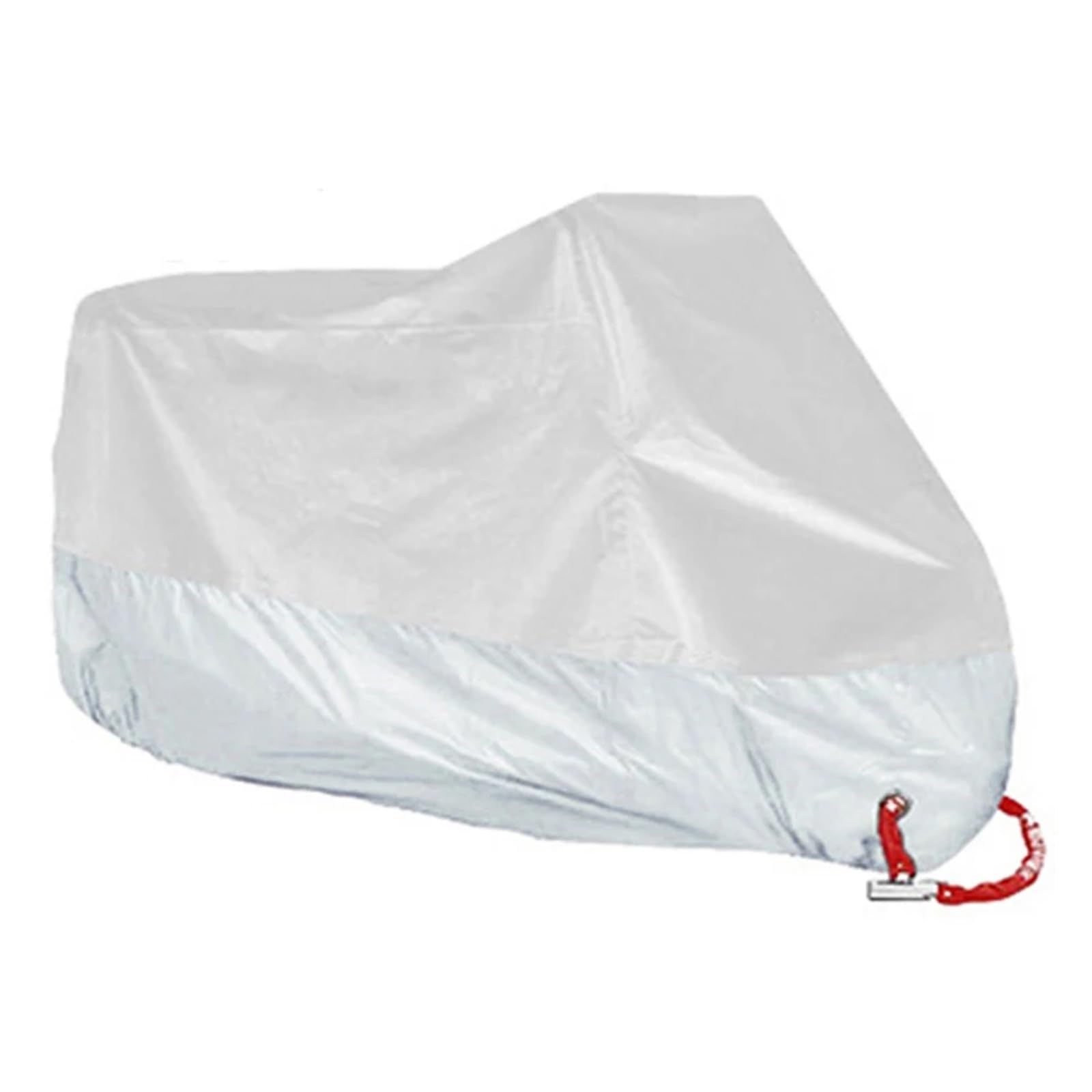 bike cover Motorcycle Cover Universal Outdoor UV Protector Bike Rain Dustproof Scooter Covers Waterproof for Travel Camping Transportation(All Silver,4XL for 2300-2600mm)