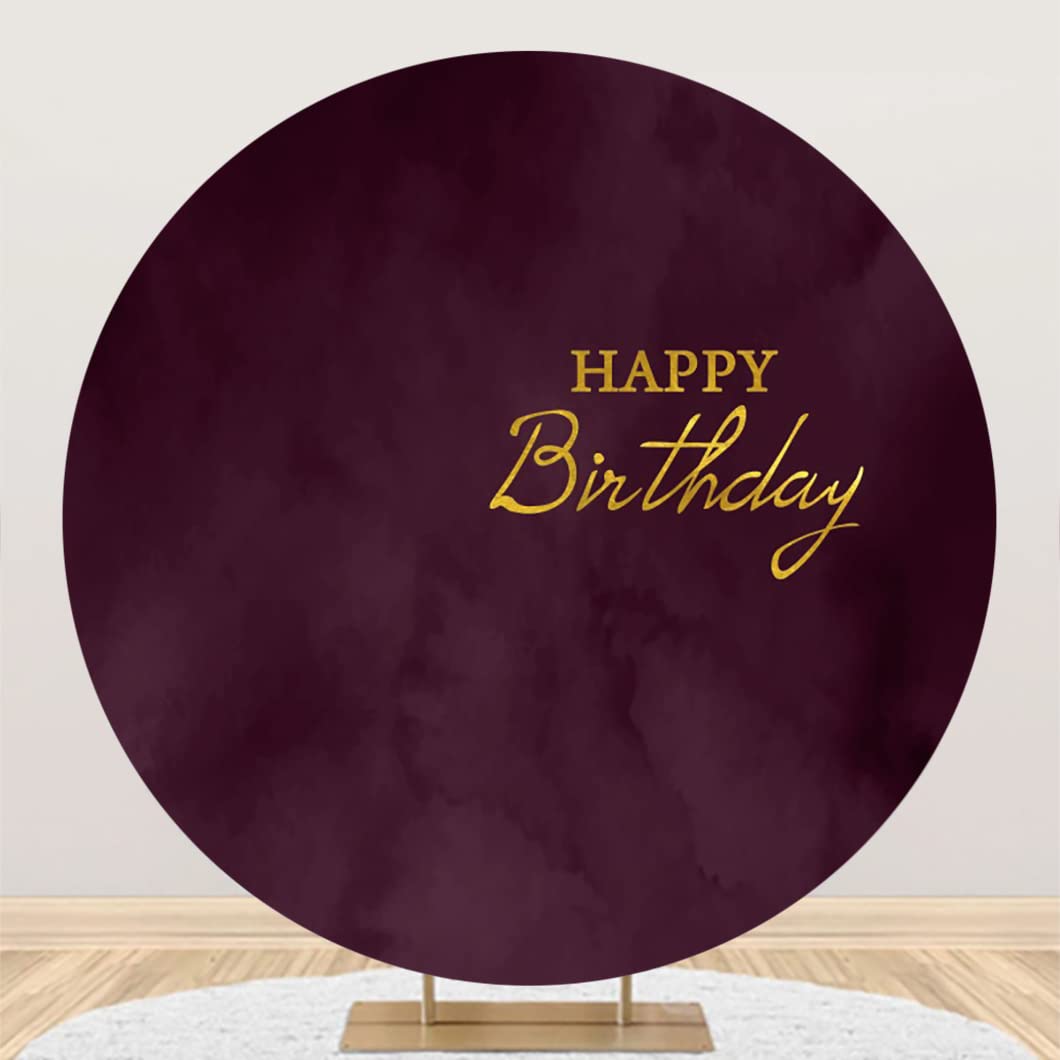 Sfondo Per Festa Di Compleanno 180x110 Cm Viola - Banner In Poliestere Con Corda, Decorazione Per Adulti E Bambini - 3