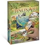Dinos Art Kreativset Dino Sand- und Folienkunst zum Erstellen