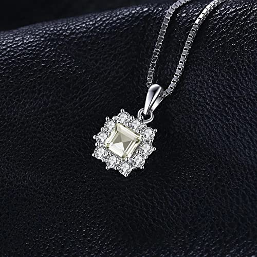 Collier quartz citron naturel pour femmes pendentif de gemme sans chaîne ZH1YFD