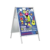 Edimeta - Chevalet de trottoir Cadro-Clic® A2 / 59,4 x 42 cm