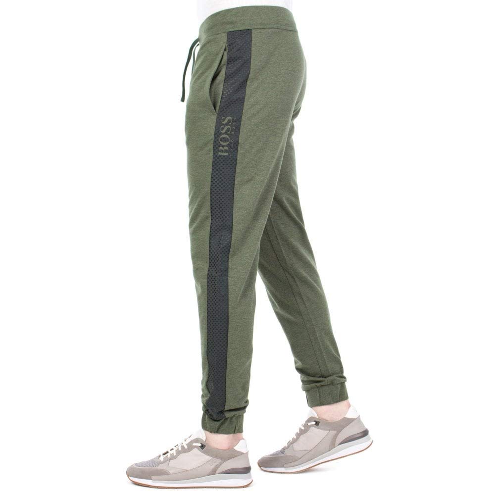 Men Green Khaki Jogging Lounge Tracksuit Bottoms contemp Pants 50403472 (XXL)