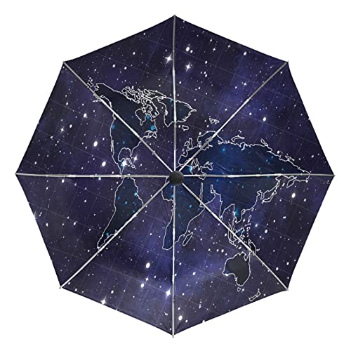 Parapluie automatique coupe-vent Vnurnrn pliable avec protection UV