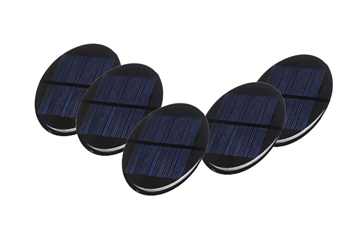 ambert Mini Solar Panel 6v for Project Work (Pack of-5, 80�x3mm)