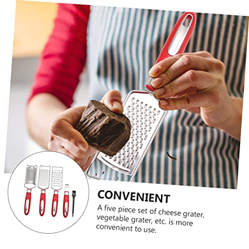 Set de ralladores 5 piezas con mango ergonómico miniatura 5