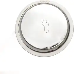 Ralo Inteligente Click Up Redondo De Banheiro Aço Inox 10cm