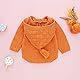 Dazzerake Halloween-Kleidung für Babys und Neugeborene, Unisex, langärmlig, Kürbis, Strick-Overall mit Kapuze, niedliches Pullover für Mädchen und Jungen, orange, 0-3 Monate