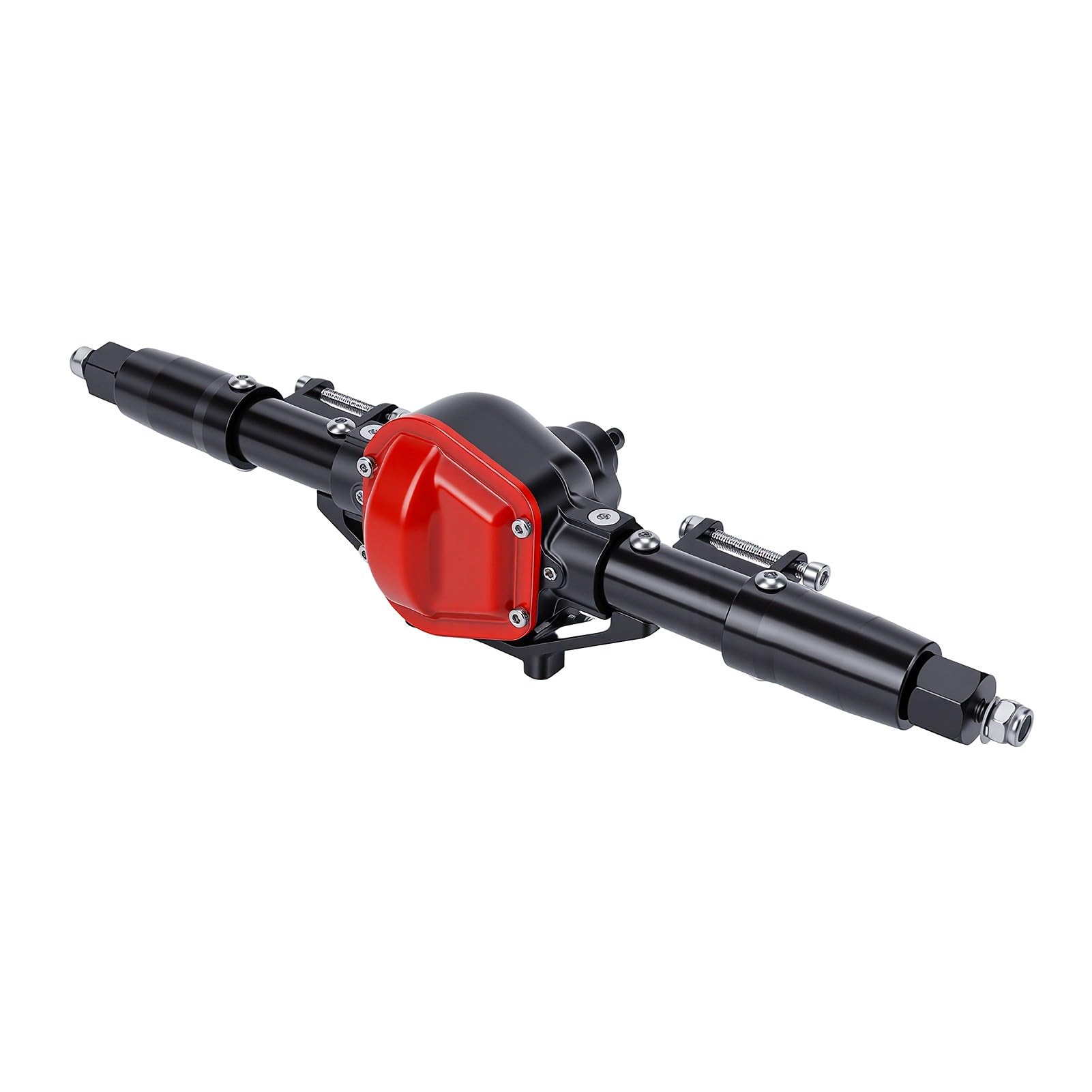 Drfeify Eje Trasero de Oruga RC, Reemplazo de Piñón Alto de Aluminio para