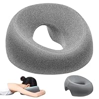 Foreverup Massage-Gesichtswiegenkissen, Massage Kopfstütze Für Das Bett, Massagekissen Kopf Loch, Massagekissen Mit Der Vorderseite Nach UntenU-förmiges Massage Kopfstütze, Für Spa Salon Massagebett