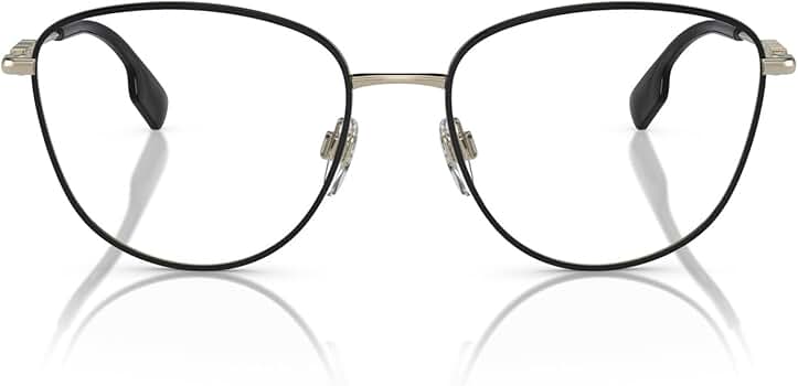 BURBERRY Eyeglasses BE 1376 1109 Virginia Black, Black, 55