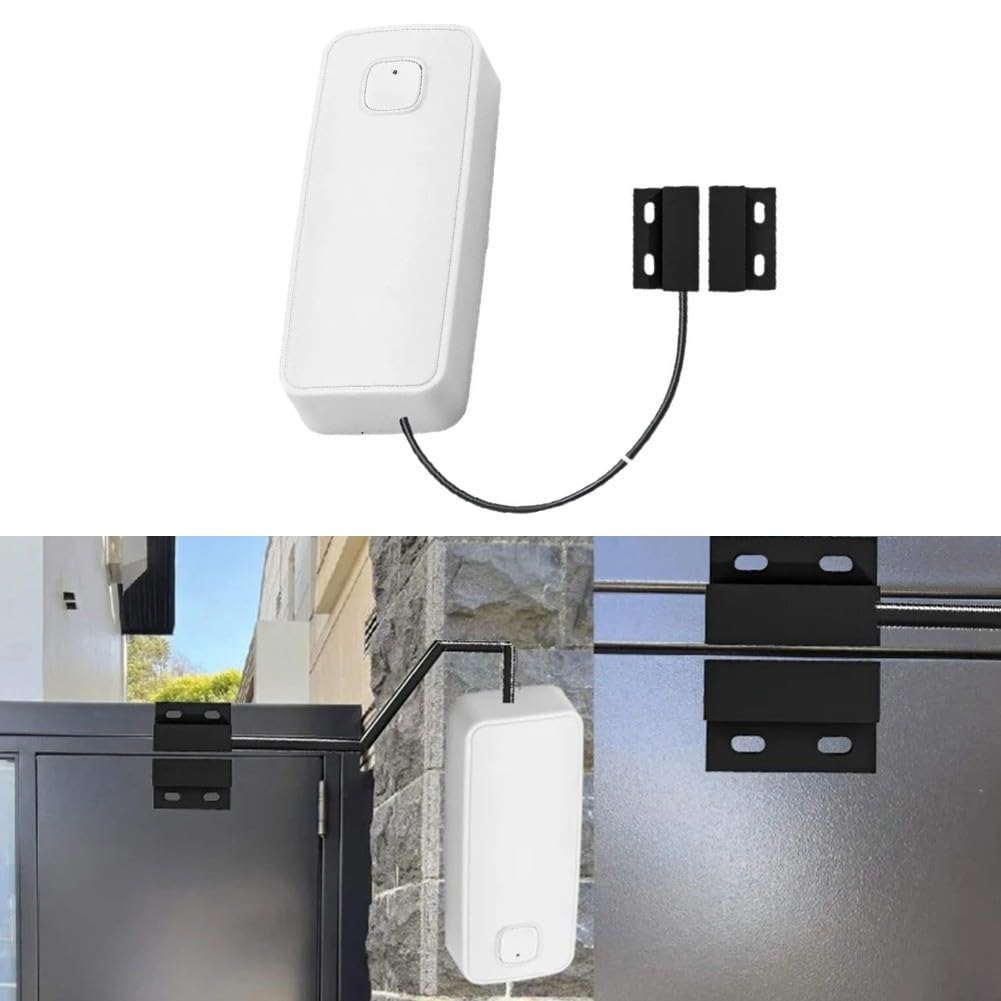 Sensore di Allarme per Porta, Sensore WiFi Intelligente per Porta e Finestra, Allarme Magnetico Wireless a Contatto per Sicurezza Domestica, Compatibile con Tuya/Smart Life/Alexa e Controllo Vocale di