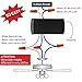 QIACHIP Universal Ceiling Fan and Lights Wireless Remote Control Kit 3-in-1 Ceiling Fan Light 4 Timing & 3 Speed Wireless Remote Control and Receiver Kits for Ceiling Fan Lamp