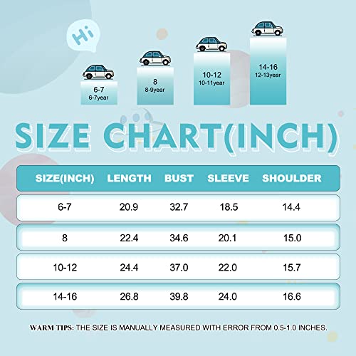 Ggleaf Boys' Hooded Lightweight Water Resistant Puffer Jacket Winter Coat Blue And Grey 6-7 #TOP6