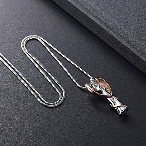 Casa De Novia Jewelry Guardian Angel With Wing Cremation Urn Necklace For Ash Fairy Memorial Keepsake Pendant #TOP4