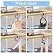 2PCS Purse Hook for Table - Heavy Duty Purse Hanger for Table High-Strength Alloy Materials Purse Holder for Desk Can Hook Bags, Umbrellas, Keys, Cups and Headphone