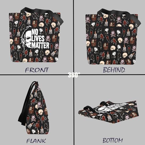 Bolsa tote divertido de película de horror VAMSII miniatura 4