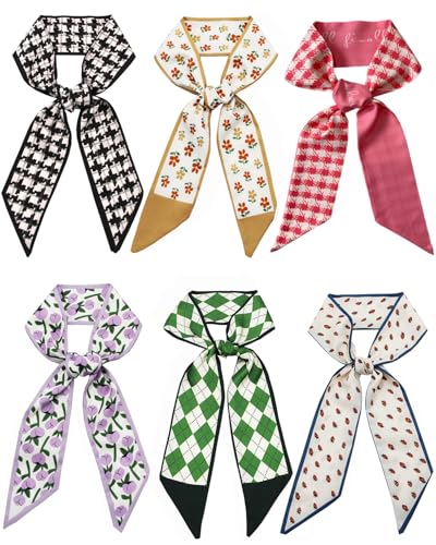 Scarf For Purse Handles Skinny Hair Scarves For Handbags Ponytails Handle Fashion Accessory 37.4x 2.36in-01