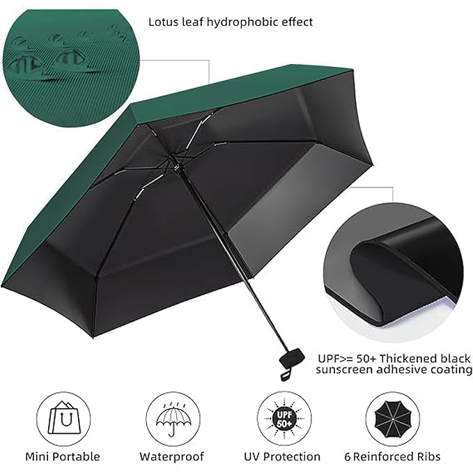 Image of Seniny Windproof Travel Umbrella, Automatic Umbrellas for Rain, Portable & Compact Umbrellas for Backpack, Strong UV for Protection, Folding Small Sun Umbrella for Car, Walking, Coral Pink, 38 inches