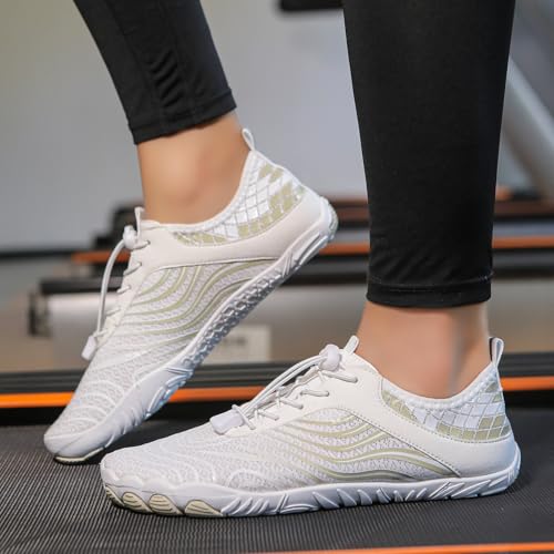 Image of Hike Barefoot Shoes for Women Men, Pro Barefoot Shoe with Wide Toe Box for Hiking, Walking, Swimming, Non-Slip Breathable Lightweight Water Shoes Unisex