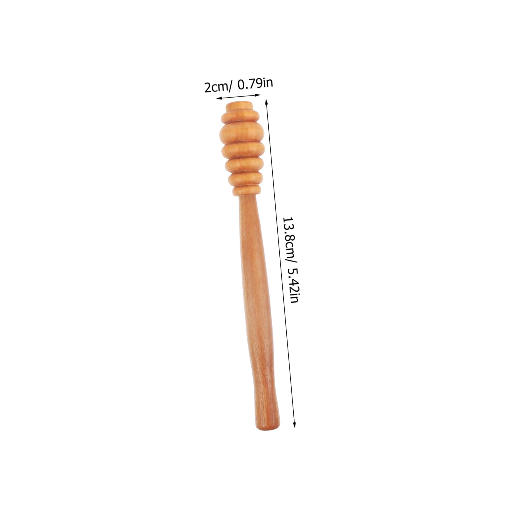 Luxshiny Natural Wood Honey Stirrer Stick 1pc Stirring Rod for Honey Syrup and Jam