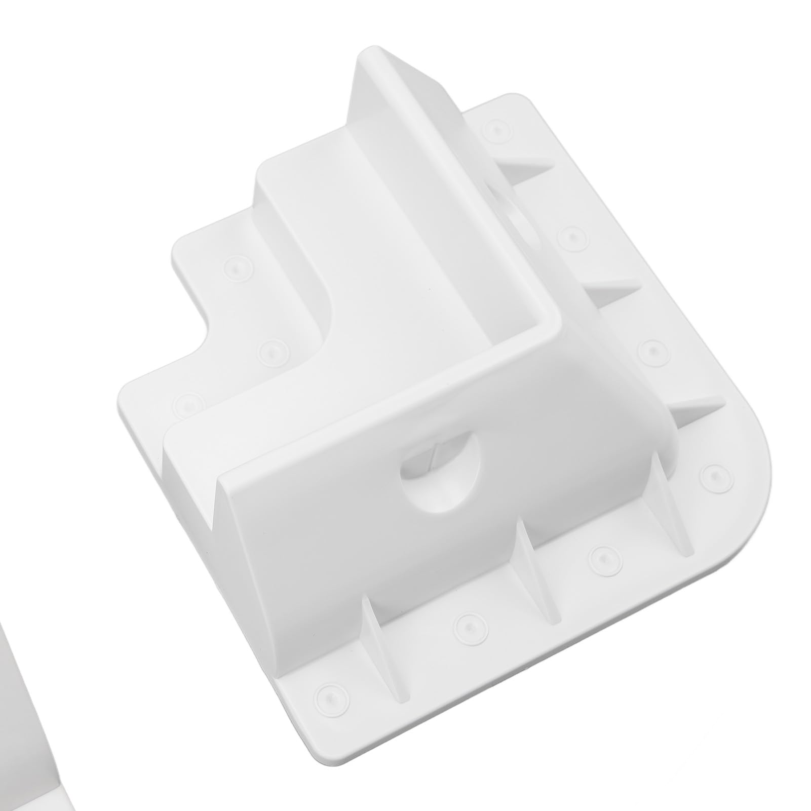 6 staffe di Montaggio per Pannello Solare, Kit di Montaggio angolare in ABS, Staffa angolare Senza Trapano, Resistente alla Luce Solare, per tetti di Camper, roulotte, Veicoli, (Bianco)