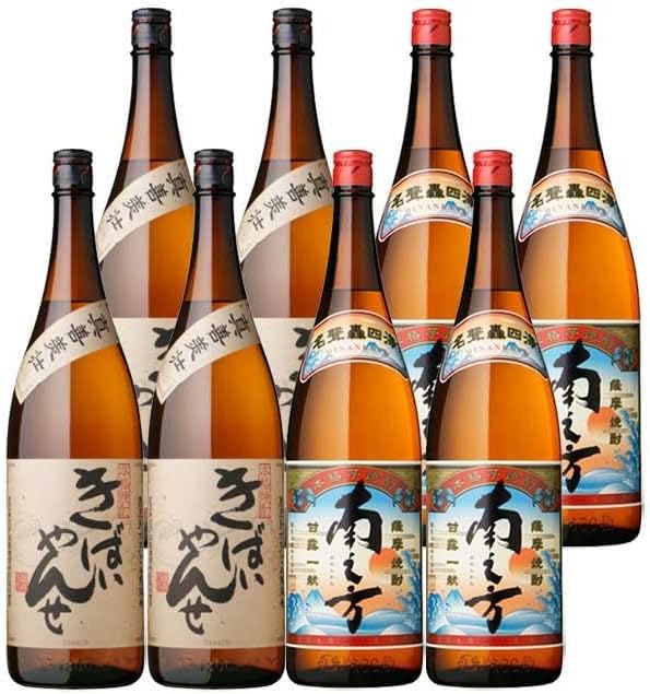 鹿児島限定芋焼酎セット(南之方・きばいやんせ)1800ml×各4