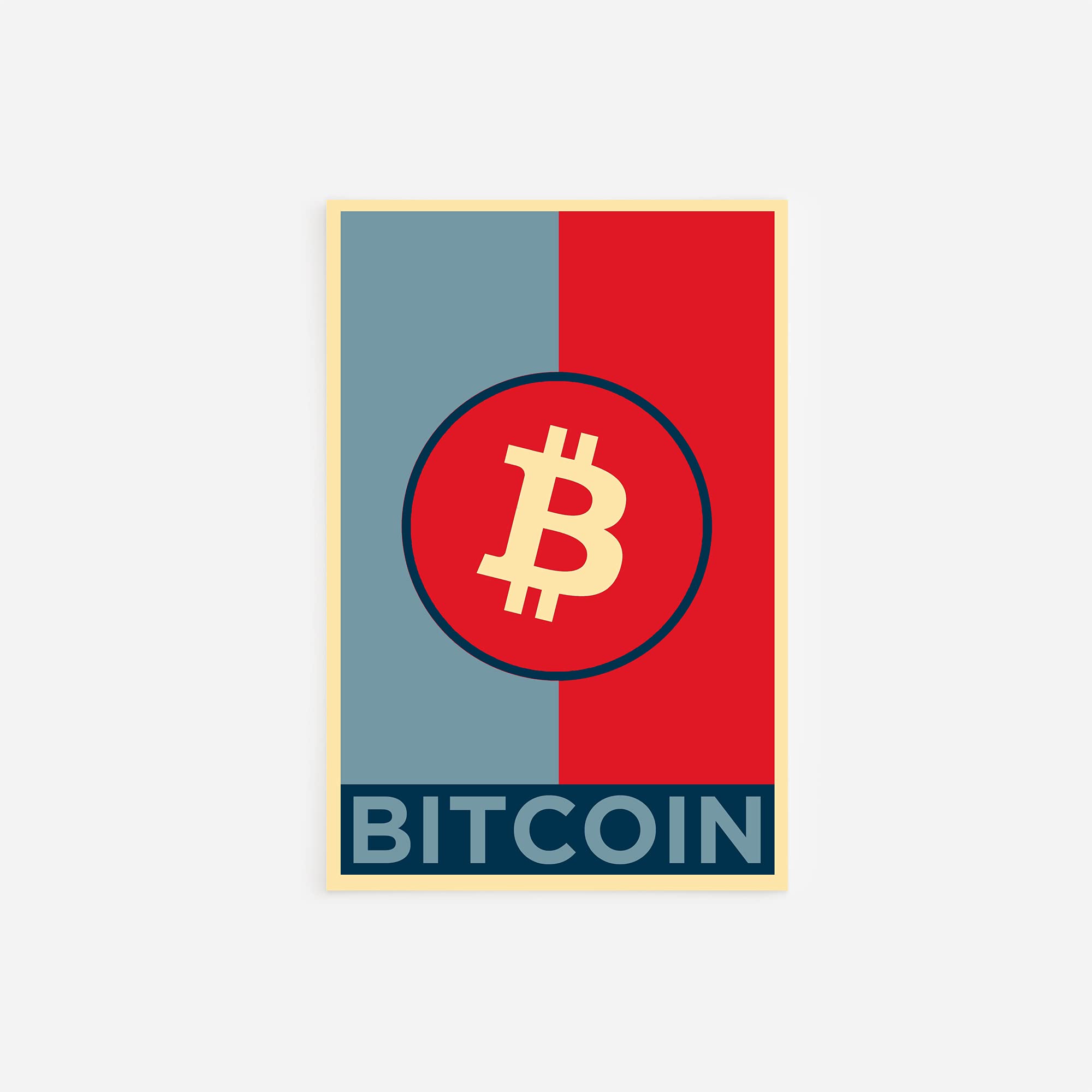 Amazon.com: Bitcoin Art Print - Hope - Photo Poster Gift - Cryptocurrency  Crypto Finance BTC // Size: A4 (210 x 297 mm) : Home & Kitchen