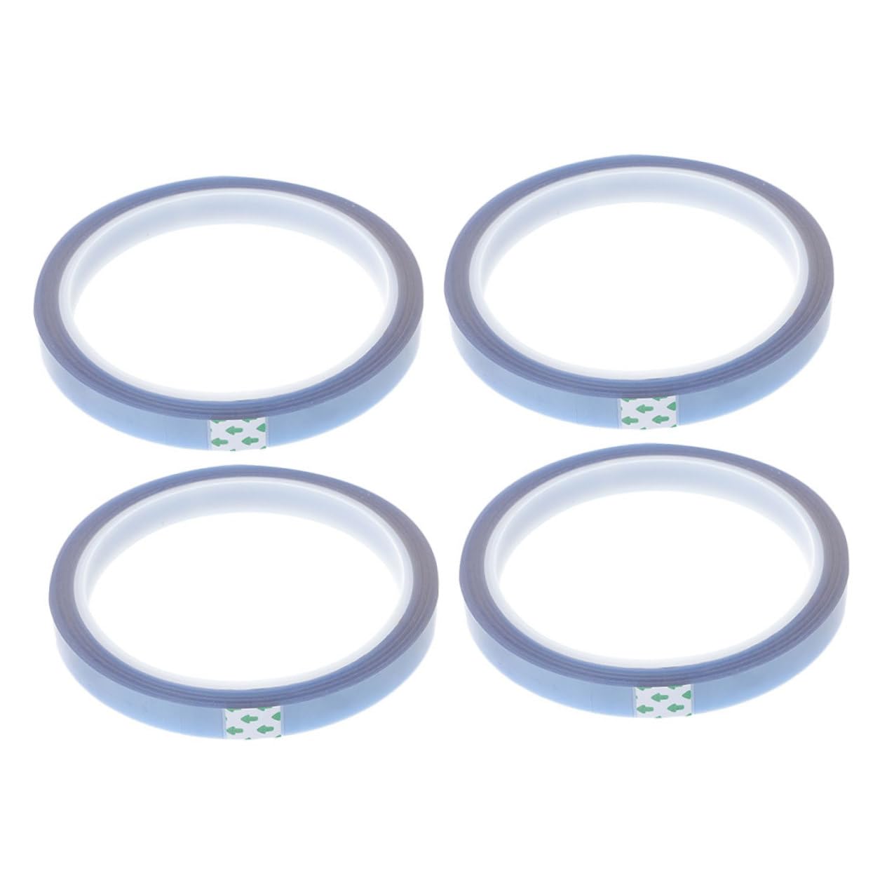 HEALEEP 4 Rolls Blue Heat Tape for Sublimation Press 33m/roll High Resistant Easy Stick Peel