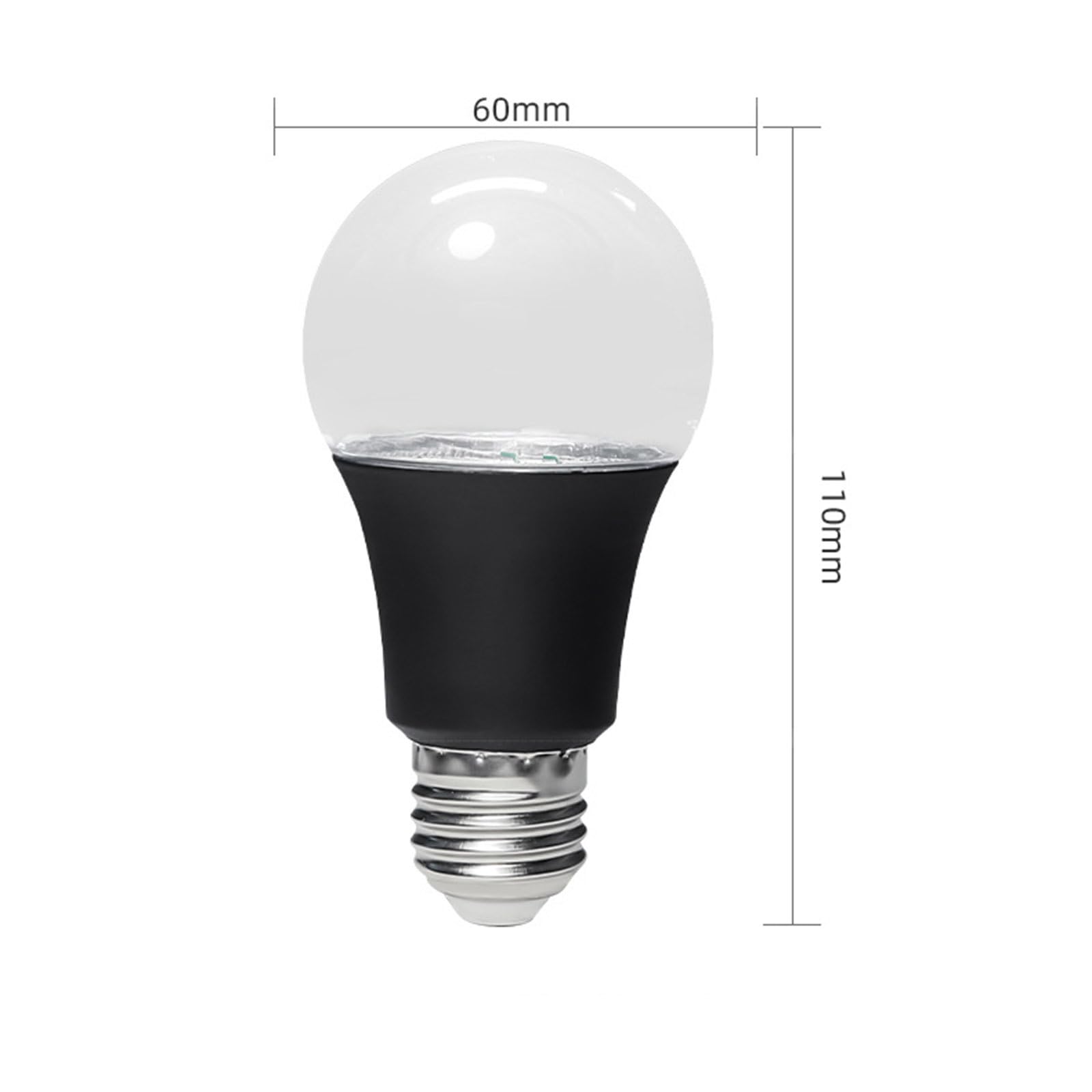 Amazon.co.jp : U-V LED ブラック電球 2個パック 8W 暗闇で光る