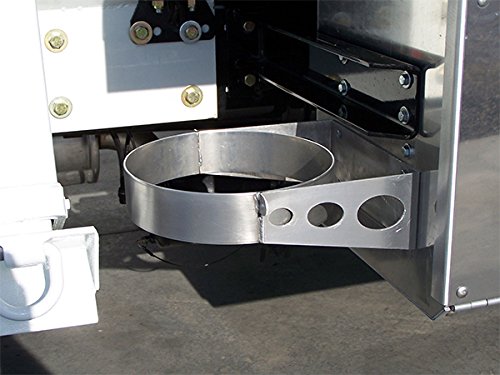 Inventive Products ITD1052 4 Gallon Aluminum Trash Can Mount- Vertical Mount