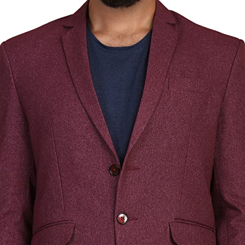 Image of TAHVO Grey Notched Lapel Blazer with Hanky