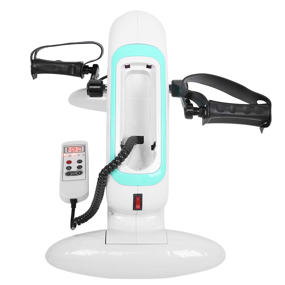 Equipo de rehabilitación eléctrica, Bicicleta de Entrenamiento portátil, máquina de recuperación para Personas Mayores, Pedal Estable con Monitor Digital.