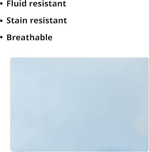 Miniatura 5 de McKesson Almohada médica [1 unidad] Almohadas reutilizables para cama de hospital, funda de vinilo, resistente a la humedad fluida y a las manchas,