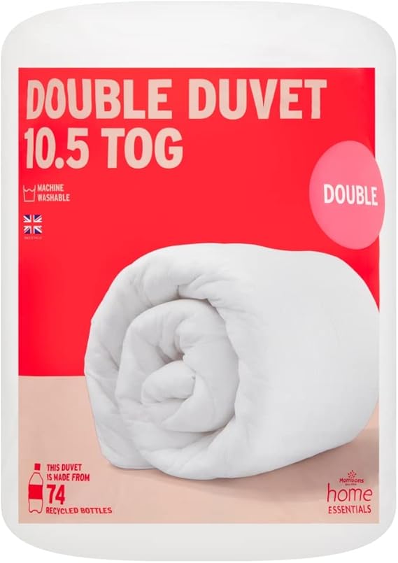 Morrisons Home Essentials Double Duvet 10.5 Tog Amazon.co.uk Home