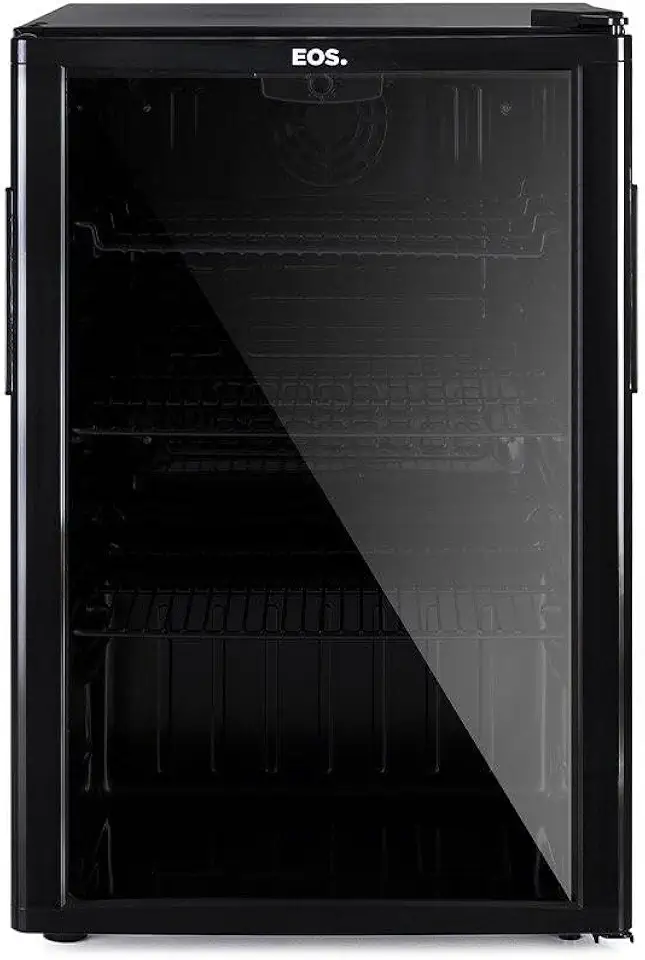 Refrigerador Expositor Vertical Eos 80 Litros Eco Gelo All Black Eev90p 220v