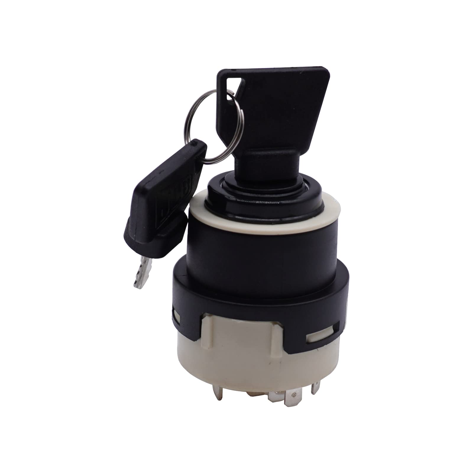 Starting Ignition Switch 701/80184 701/45500 85804674 for JCB Backhoe 3CX 4CX 3 Pisition 9 Terminal with 2 Keys 14607