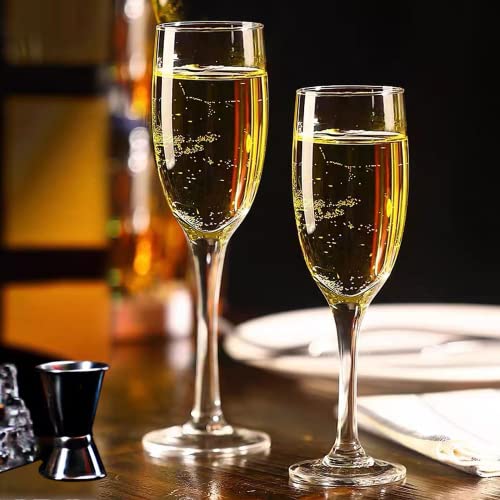 Champagne Flutes Set Of 14,Clear 5 Ounce Champagne Glasses,Elegant Crystal Champagne Glasses Bulk Wine Stemware For Mimosa,Sparking Wine,Wedding,Party #TOP5
