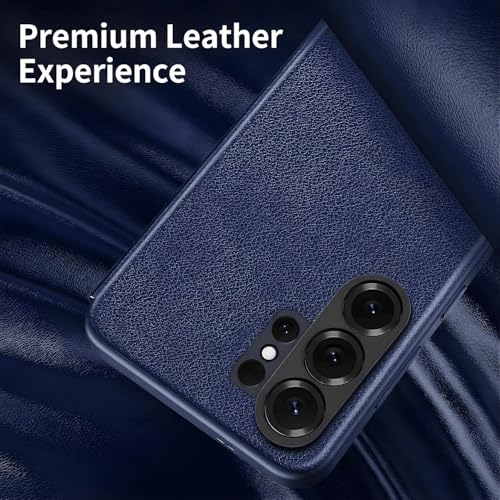 Image of Galaxy S25 Ultra Series Intelligent View Side Window Flip Case Compatible with Galaxy S25 Ultra Smart Window Display Case (Blue, Sumsung Galaxy S25 Ultra 5G)