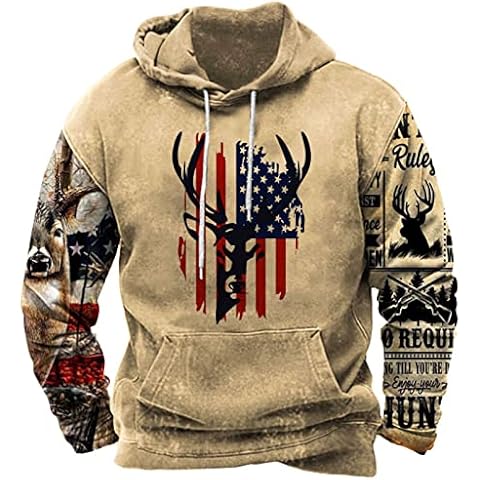 Muscularfit mens crewneck sweatshirts Mens Hoodies Pullover Lightweight Western Aztec Ethnic Hooded Sweatshrits Casual Slim Ethnic Print Graphic Hoodie 2X hoodie for men Brown 3X Cover