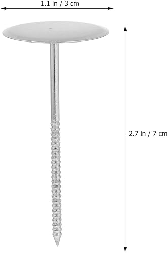 Miniatura 6 de 12 Uds de pastel de flores de uñas reutilizables de acero inoxidable para hornear, calefacción, núcleo de torta, agujas de flores, levantadores,