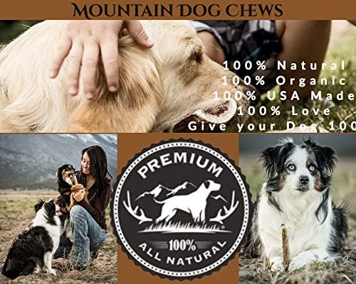 Large Split Elk Antler - Elk Antler Dog Chew - Grade A Premium - Organic - Made in USA - No Mess