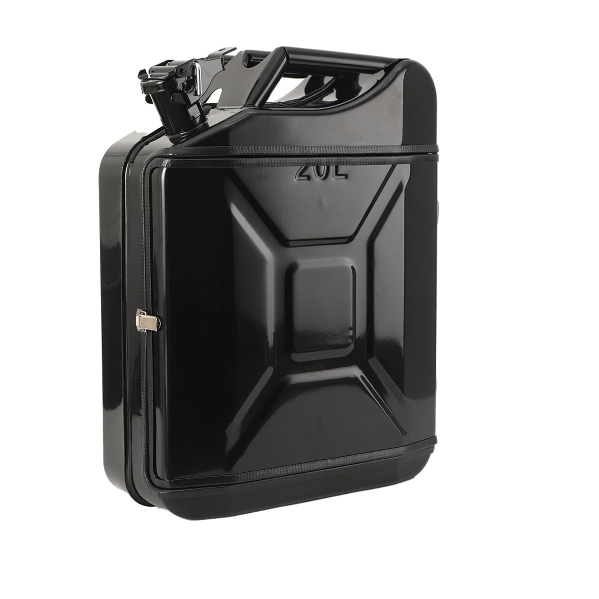 Armario de bar de 20 l, bidón Jerrycan, depósito de gasolina, estante para vino, para whisky, caja de gasolina, con cerradura, minibar, almacenamiento de vino con soporte para botellas, regalo
